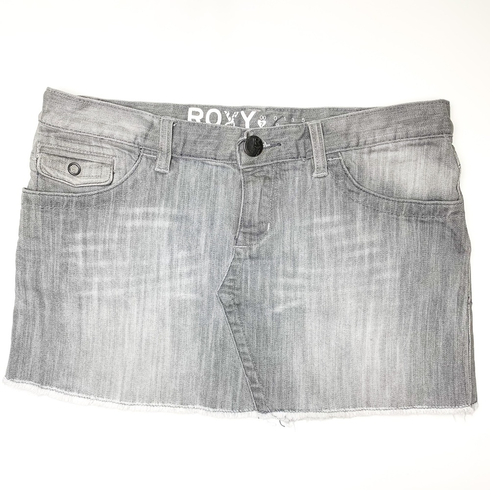 ROXY Jeans skirt denim washed in gray
